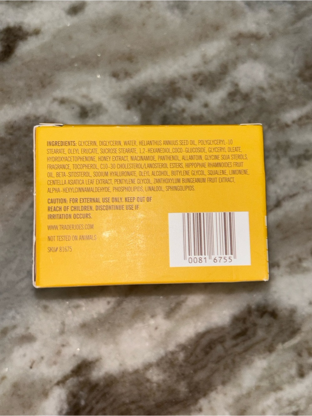 Honey Hydration Face Mask - Yellow - Picture 2 of 2